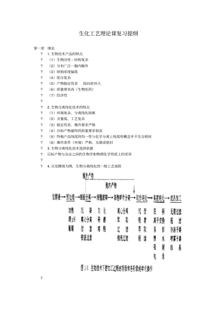 生化工艺理论课复习资料
