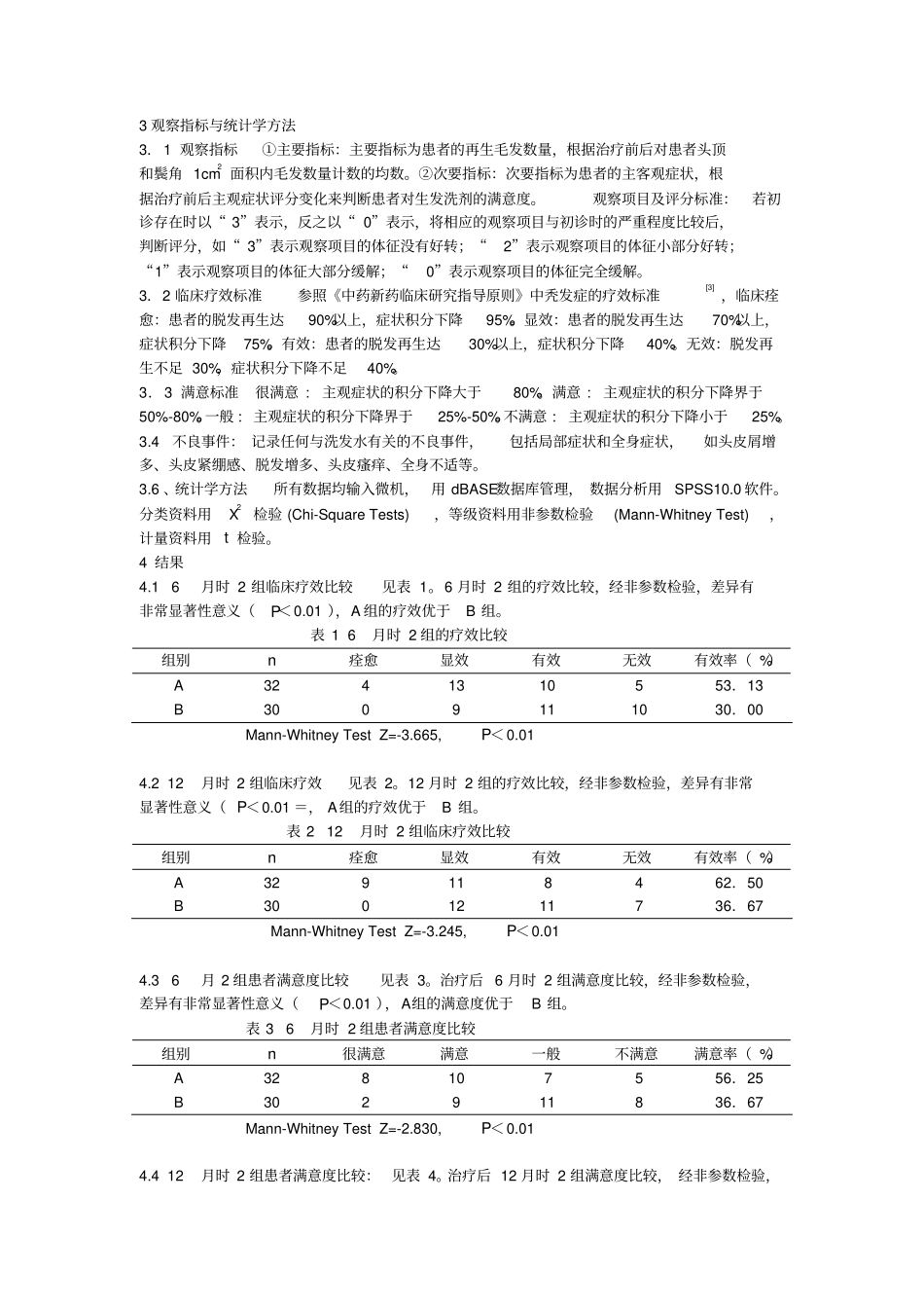 生发洗剂治疗男性雄激素源性脱发32例临床的研究_第2页