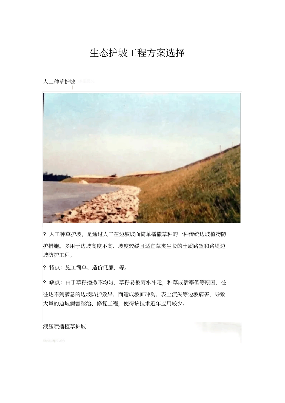 生态护坡工程方案选择_第2页