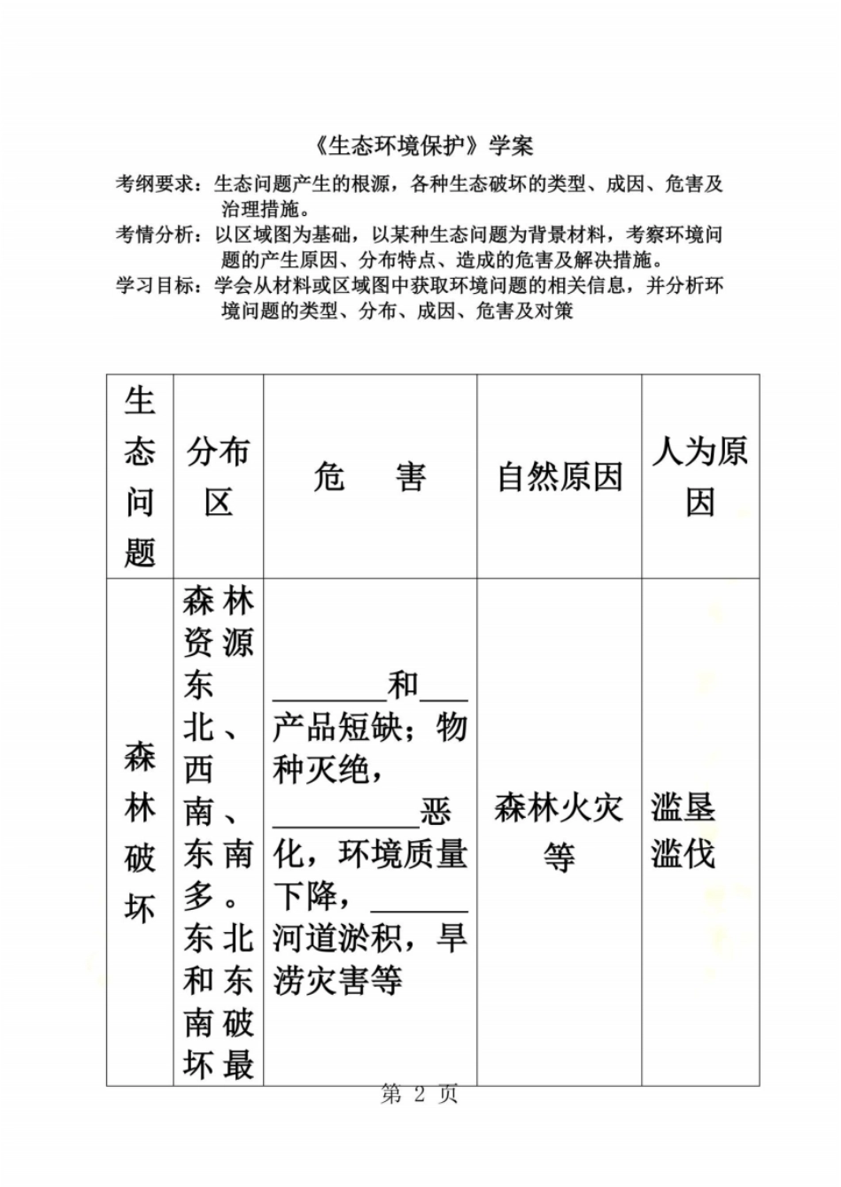 生态环境保护学案_第2页