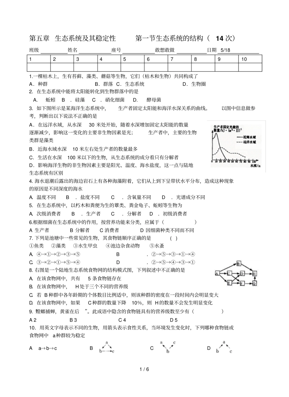 生态系统及其稳定性生态系统结构_第1页