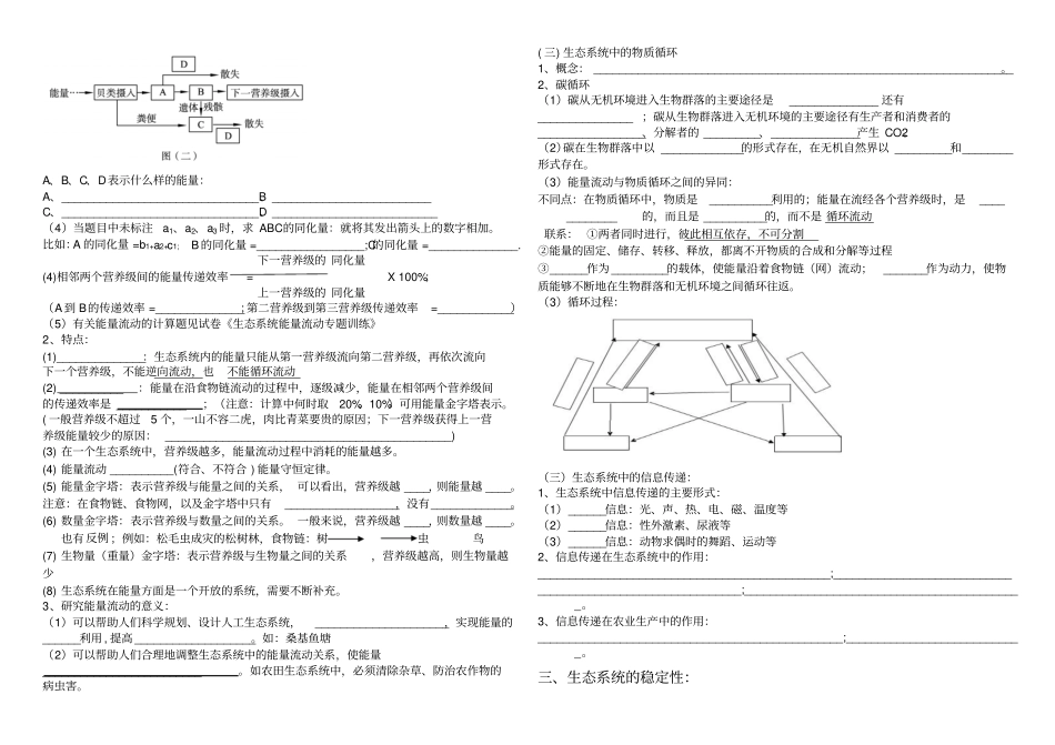 生态系统及其稳定性知识点_第2页