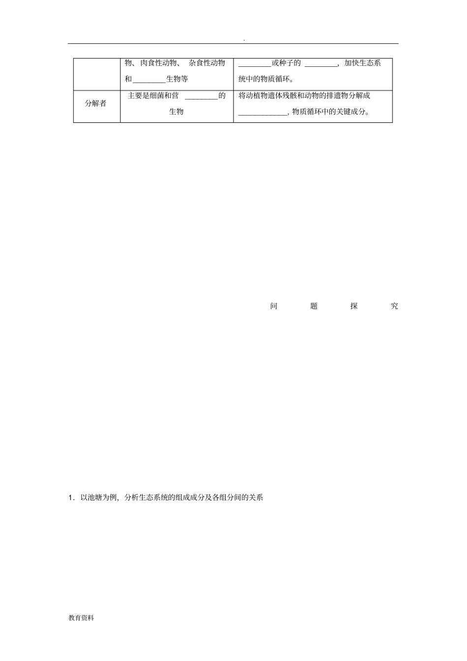 生态系统的结构导学案_第2页