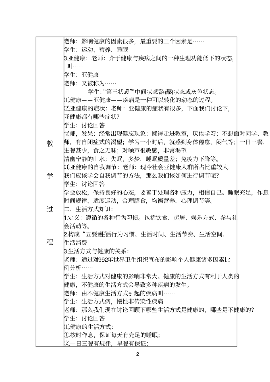 生活方式与健康理论_第2页