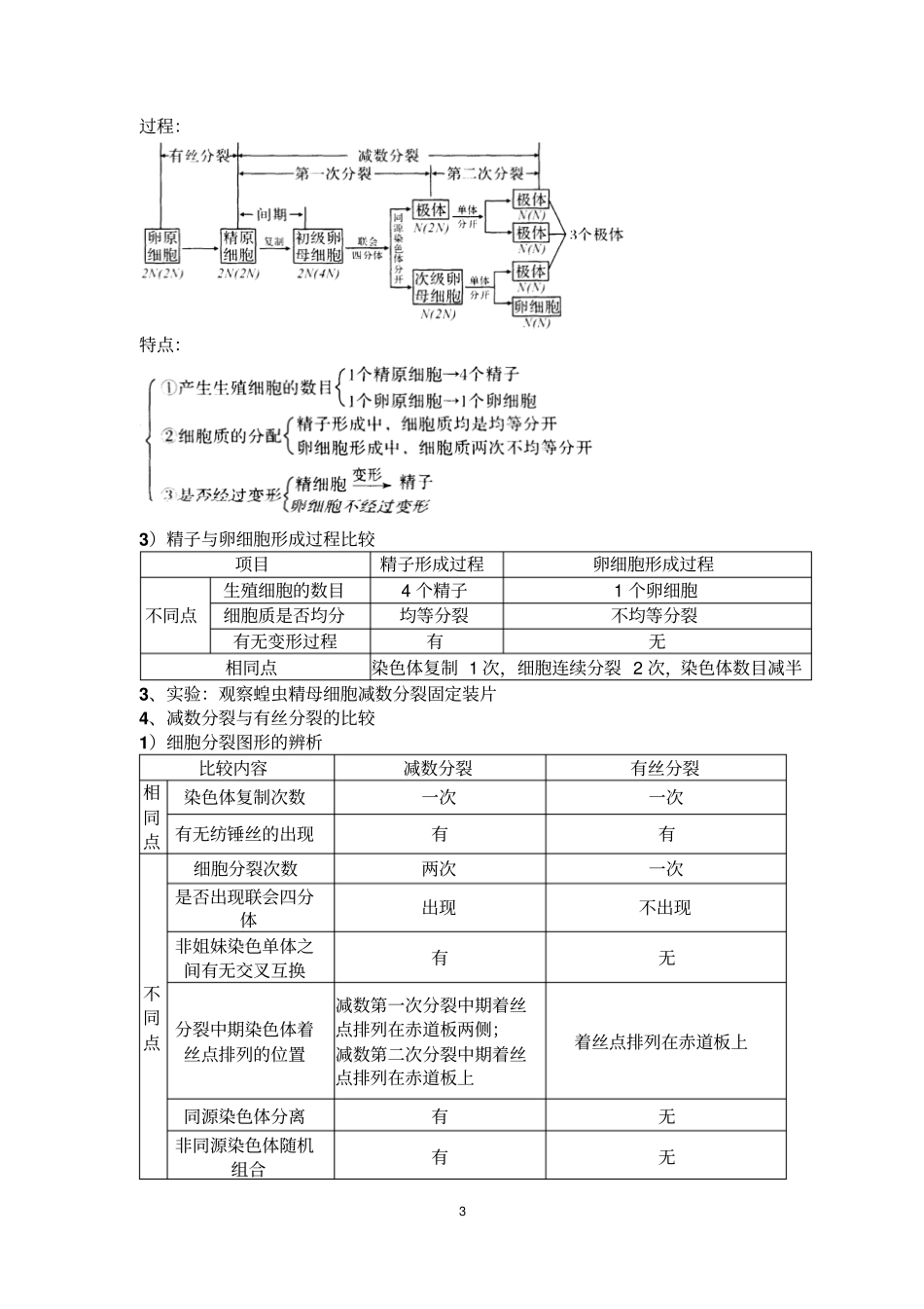 生物必修二知识点详解汇总_第3页