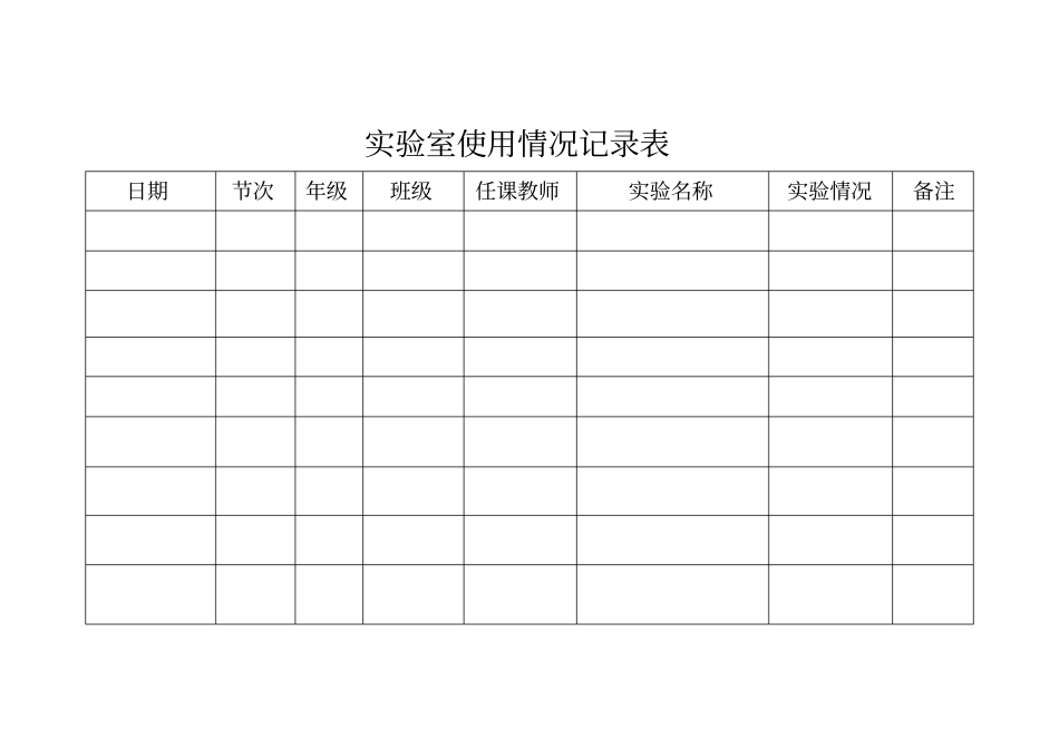 生物试验室运行记录_第2页