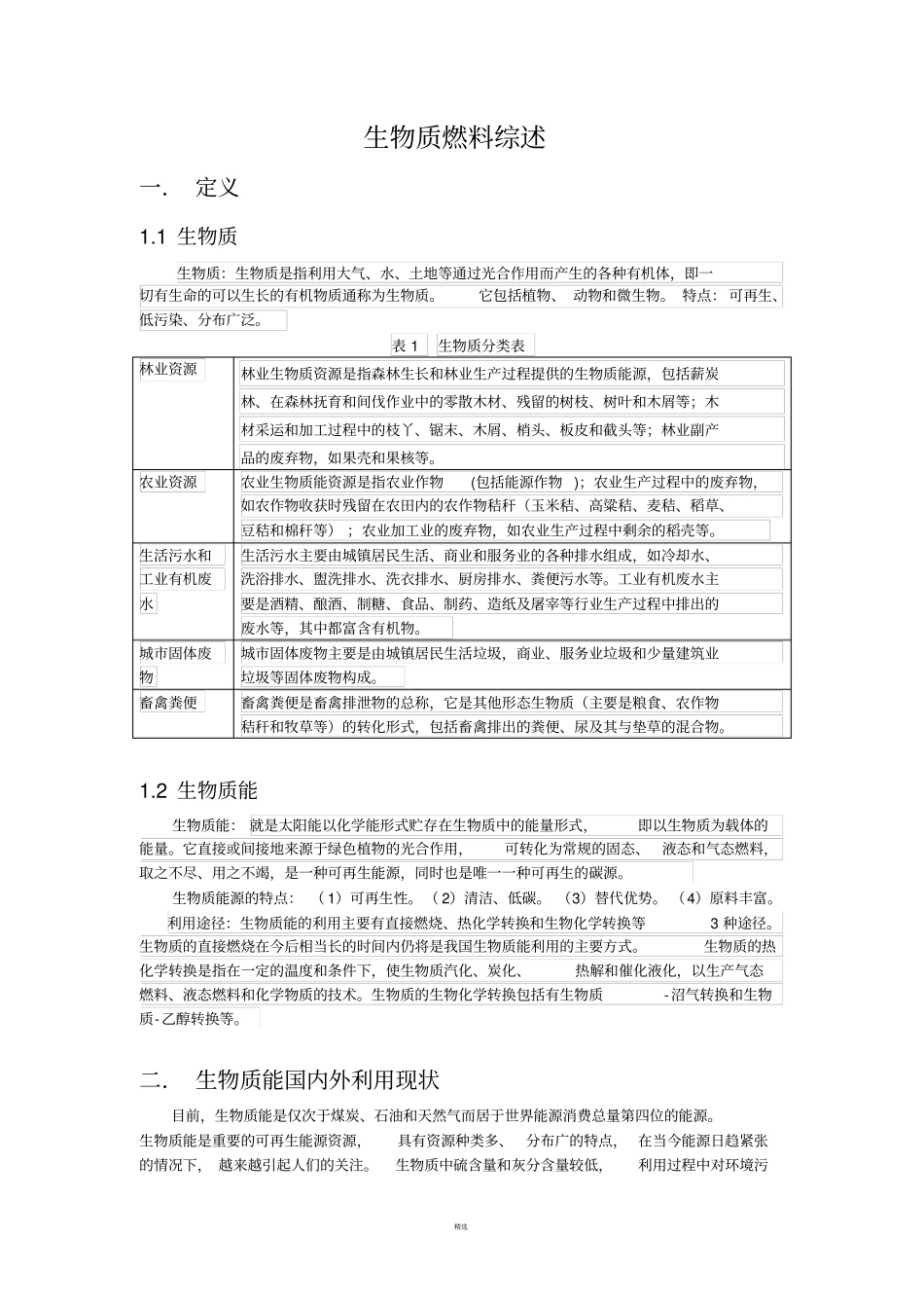 生物质燃料综述_第1页