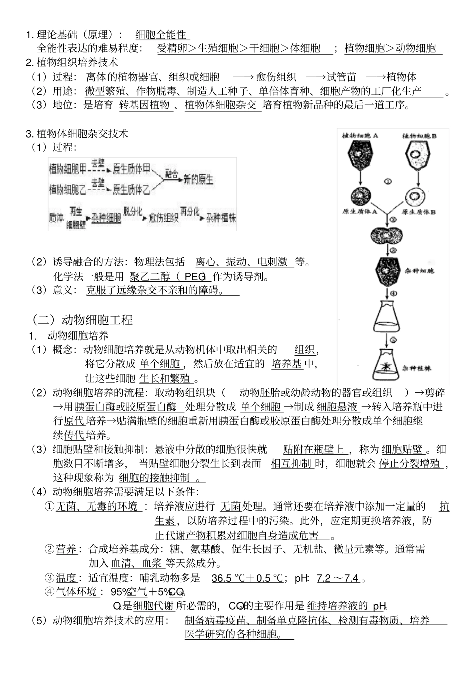 生物选修3易考知识点背诵_第3页