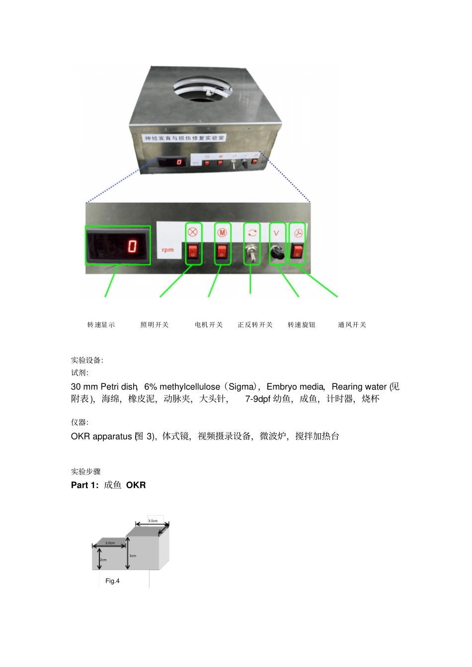 生理学试验--斑马鱼视动反应讲义_第2页