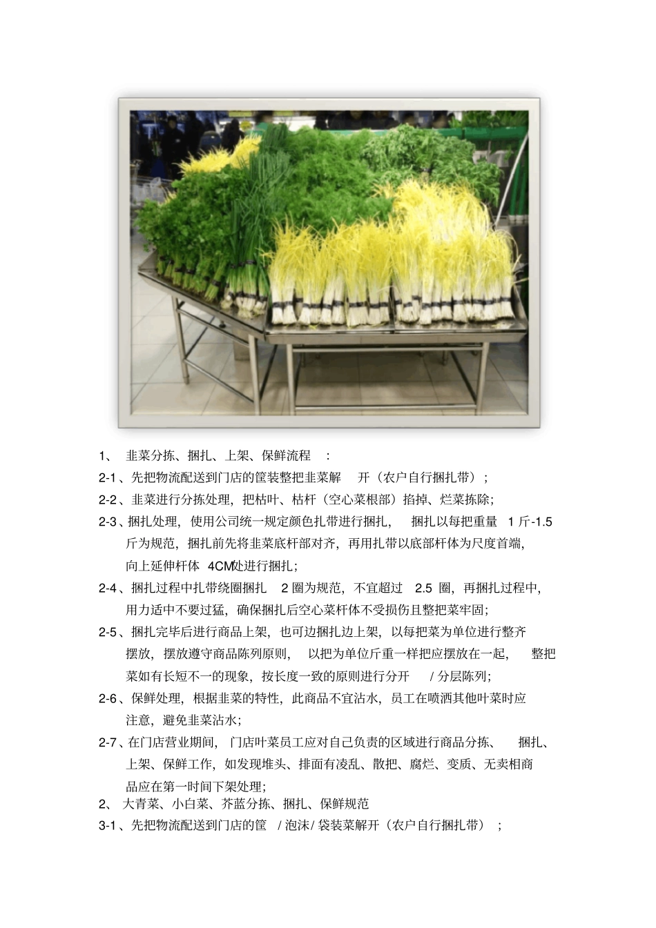 生鲜蔬果商品陈列及分拣标准_第2页
