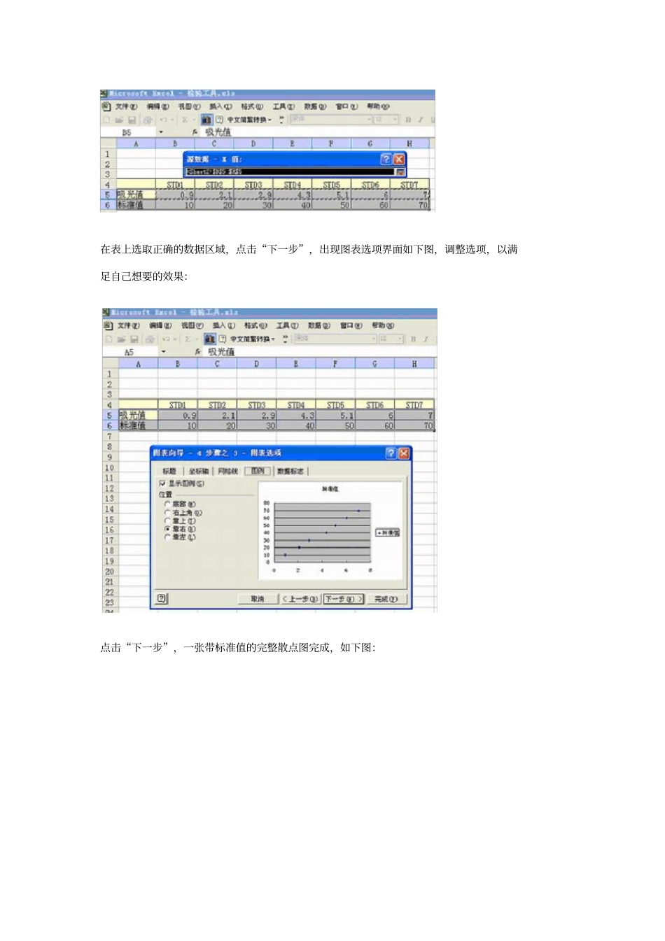 用Excel绘制标准曲线_第3页