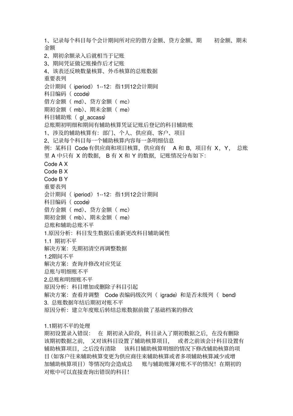 用友T3,用友T6,用友U8账务对账不平-总账明细账不平、辅助账总账明细账不平_第2页