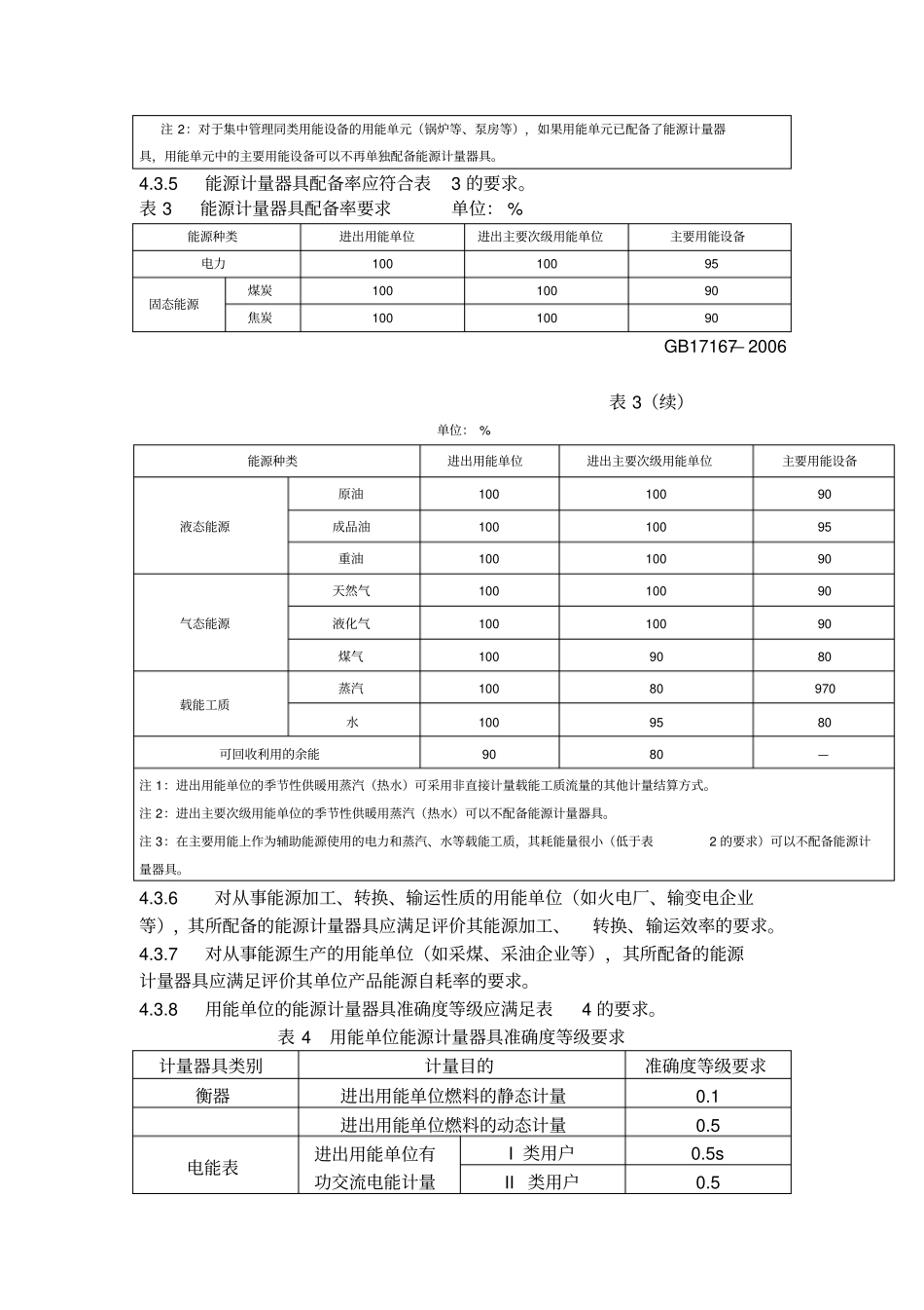 用能单位能源计量器具配备和管理通则gb17167—26_第3页