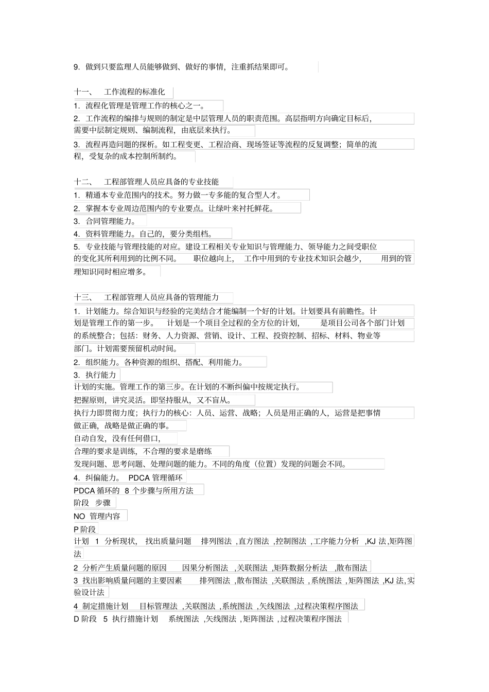 甲方工程部现场管理工作困惑措施要点_第3页