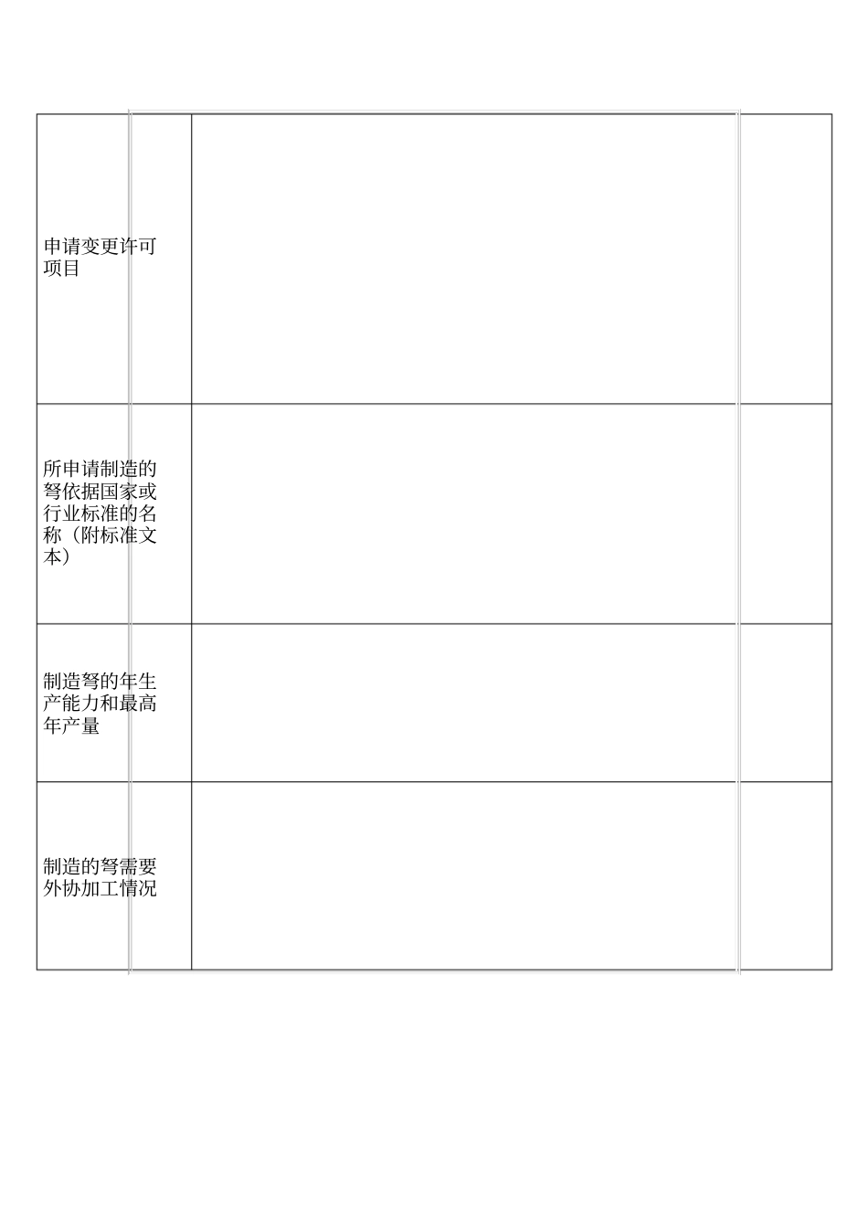 申请制造弩审批表_第2页