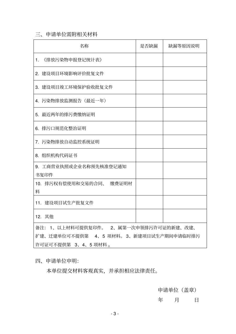 申请排污许可证填表附件_第3页