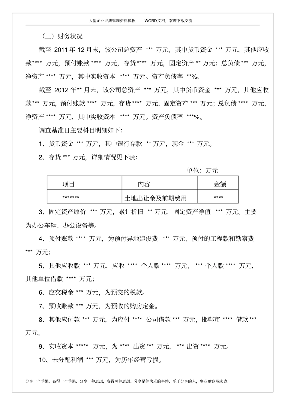 申请楼盘按揭合作情况的调查报告9p_第3页