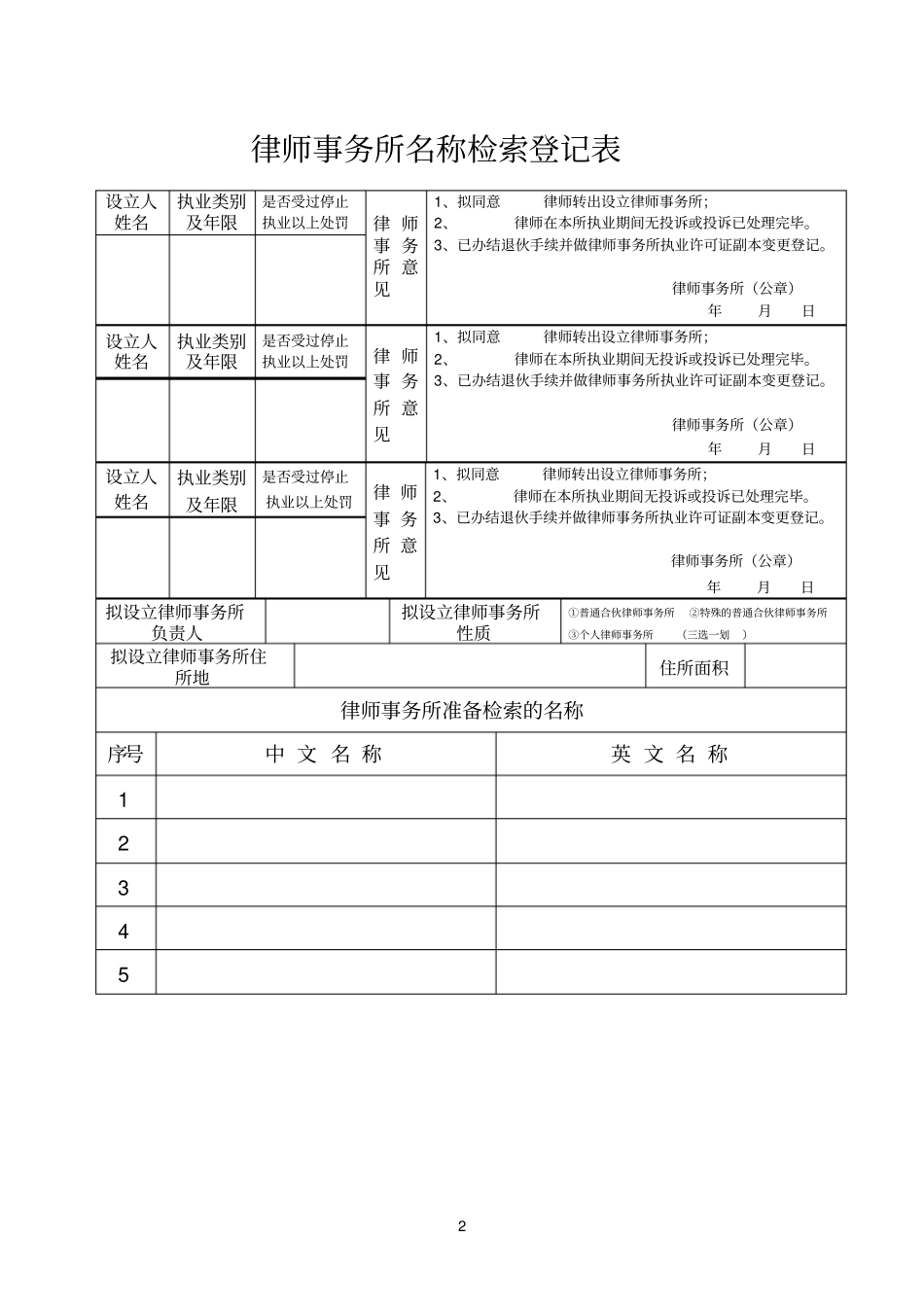 申请设立律师事务所的流程_第2页