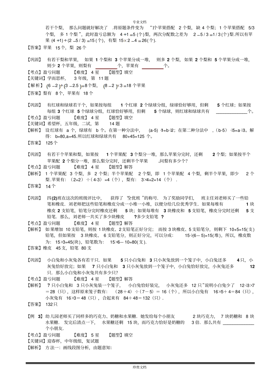 盈亏问题三教师版_第2页