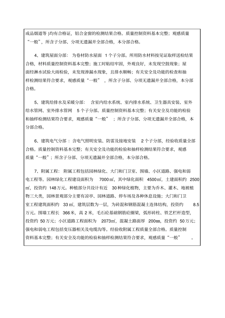 监理单位工程竣工质量评价报告版本_第2页