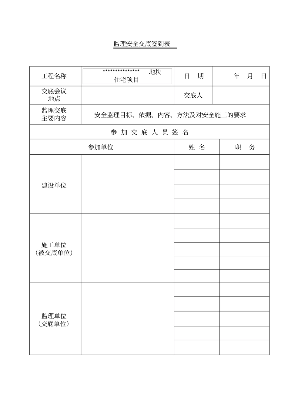 监理安全交底范本69543_第1页