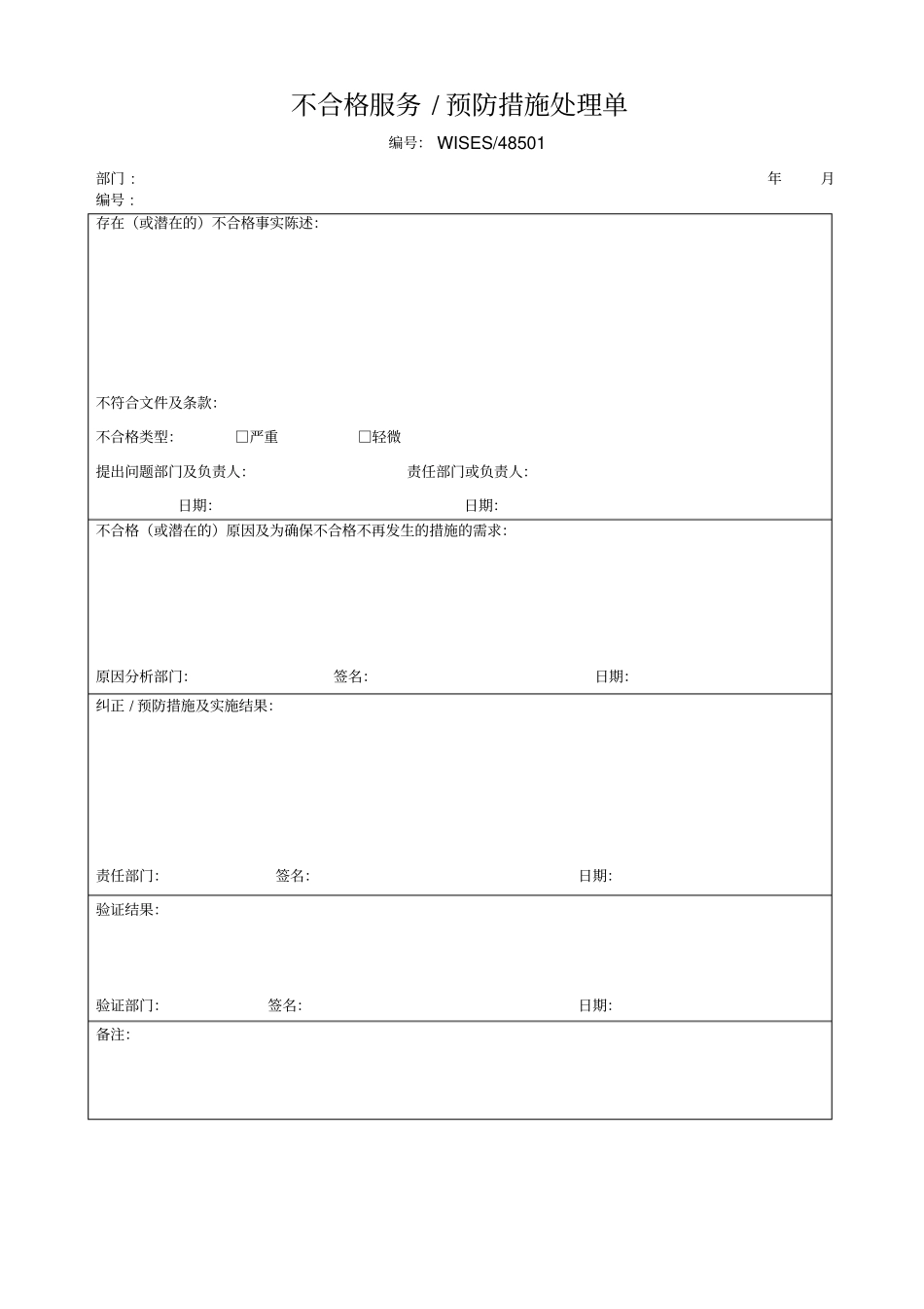 监理服务质量抽查记录表_第2页