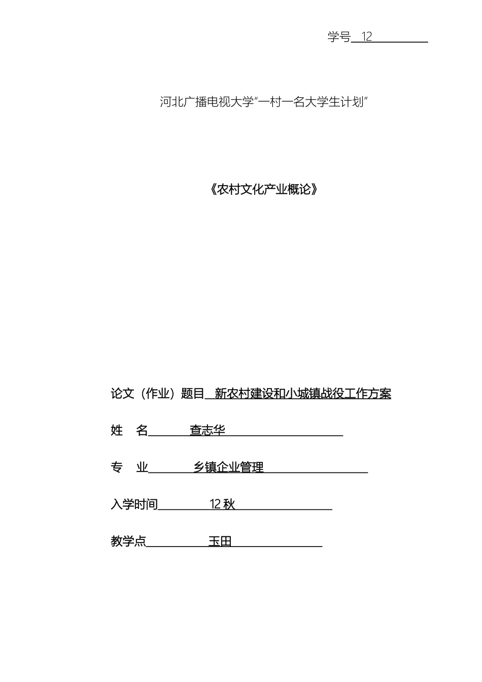 新农村建设和小城镇战役工作方案范文_第2页