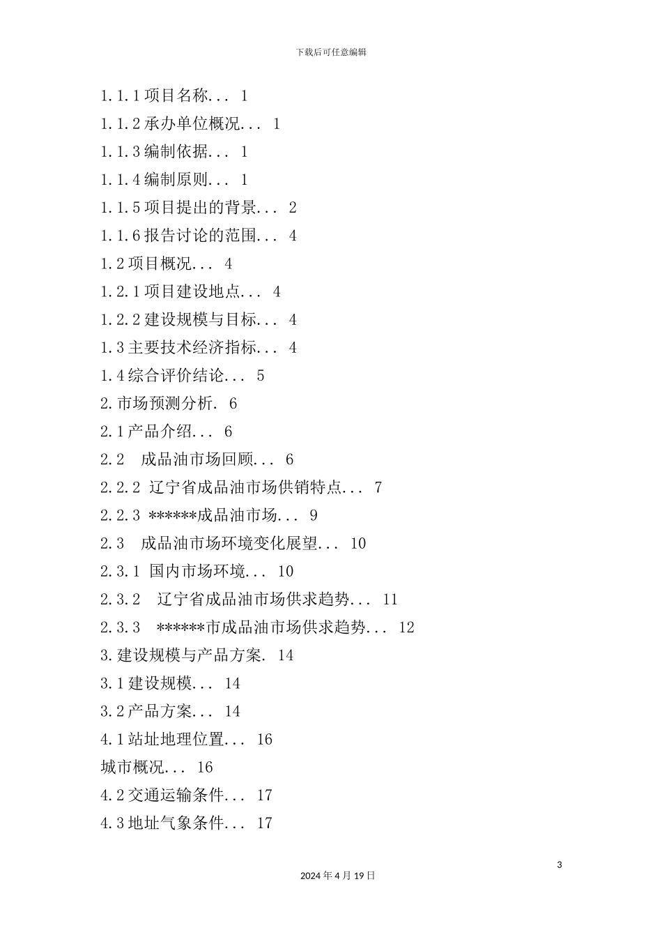 新建加油站项目可行性研究报告_第3页