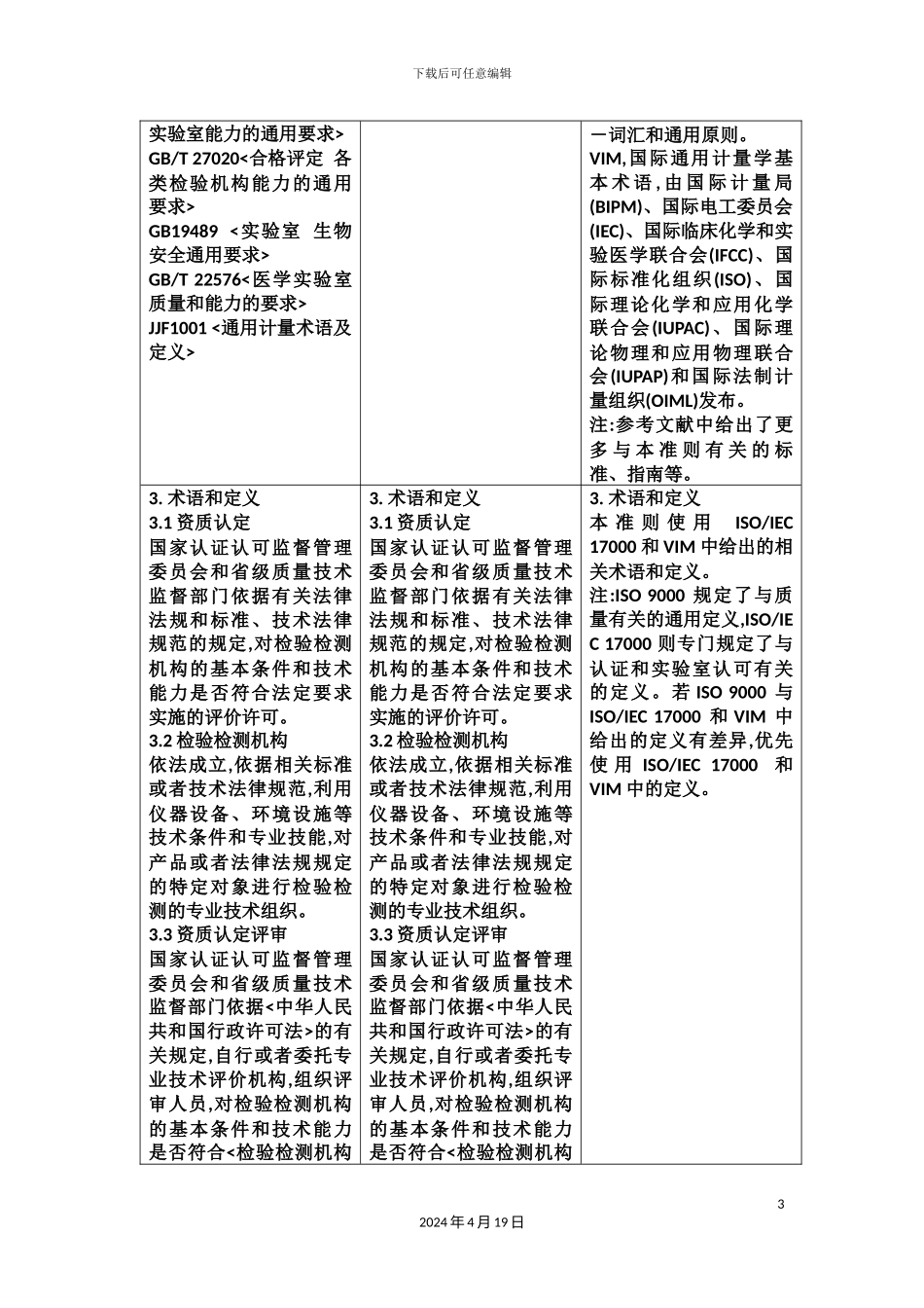 新资质认定准与质量手册及CNAS培训资料_第3页