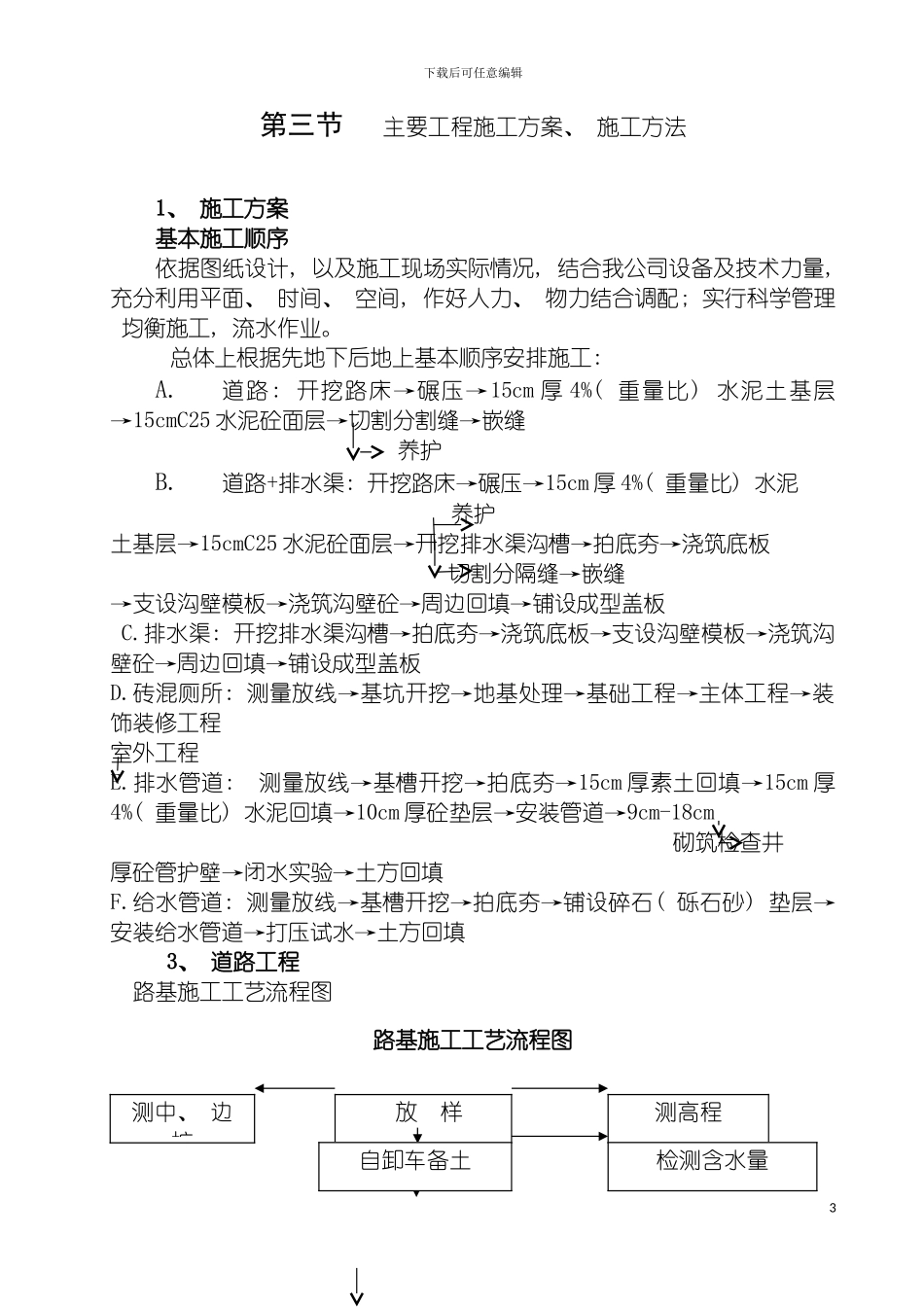 施工组织设计扶贫工程模板_第3页