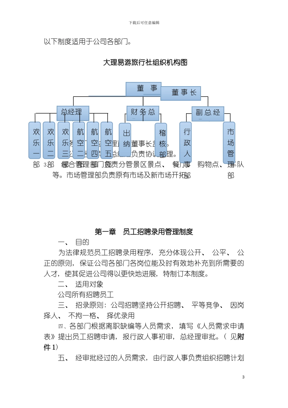 旅行社管理制度汇编模板_第3页