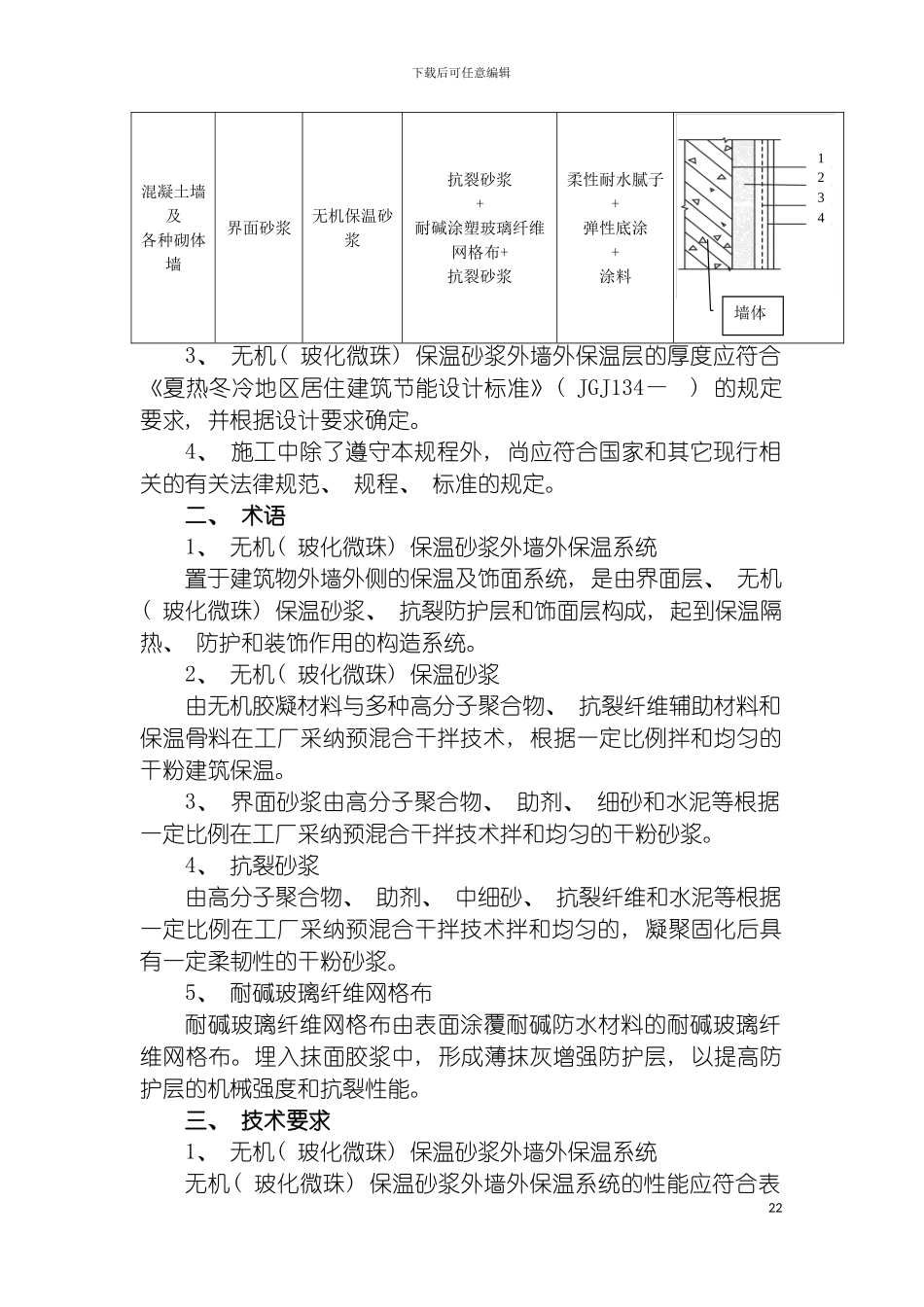 无机保温施工技术方案涂料面模板_第3页