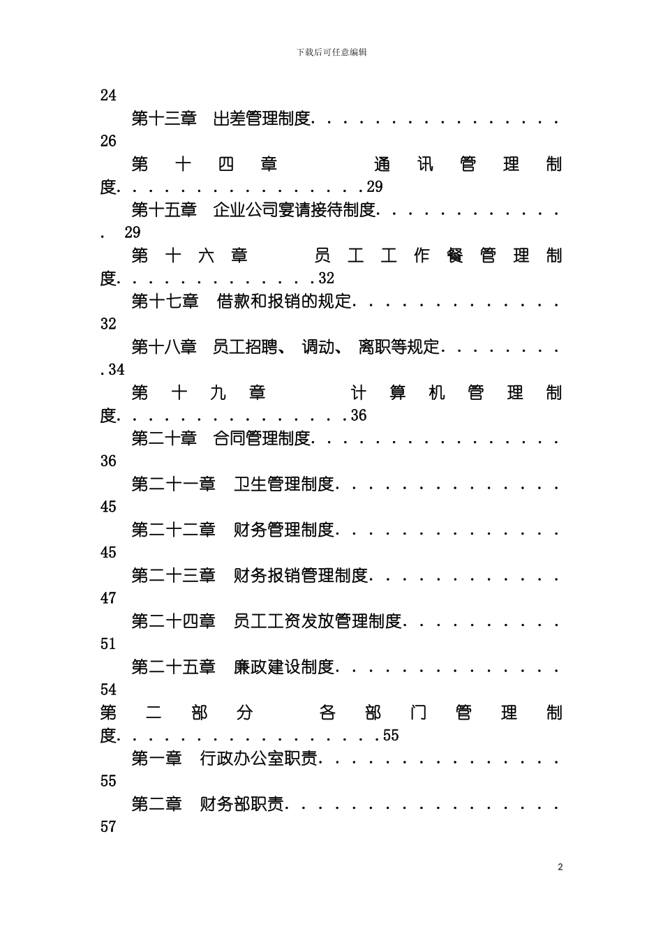 日企知名服装企业管理制度模板_第3页