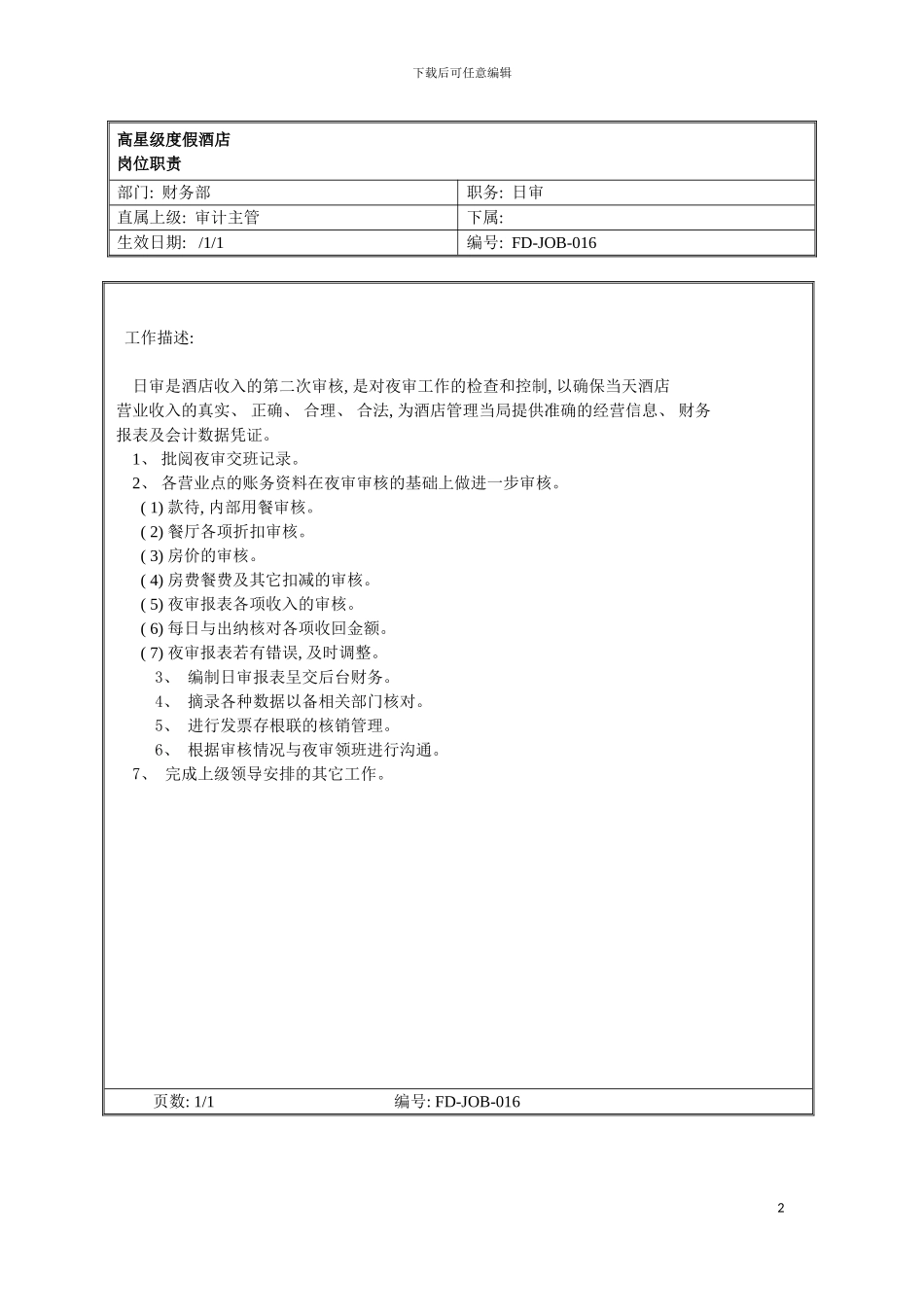 日审岗位职责模板_第2页