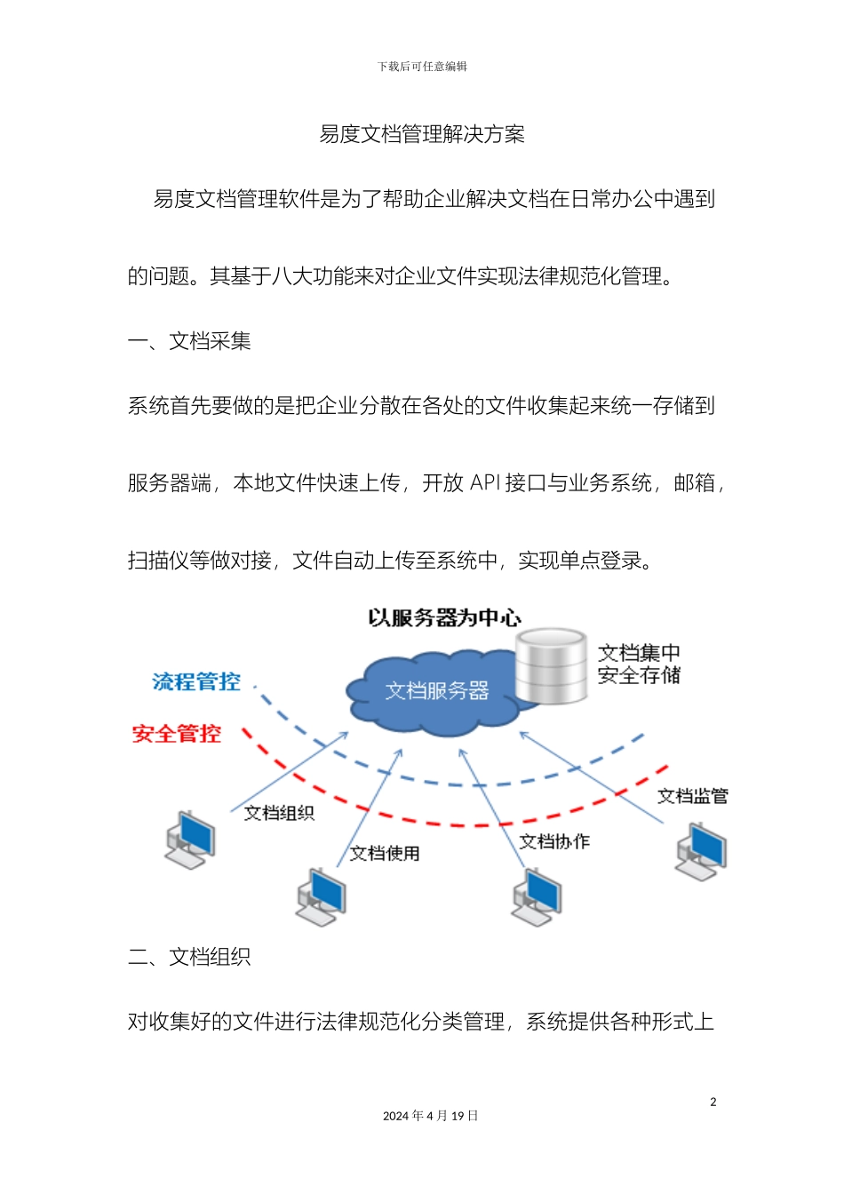 易度文档管理解决方案范本_第2页