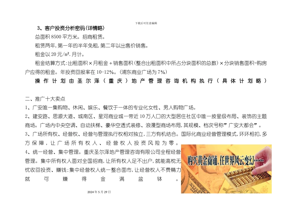 星河商业城项目营销企划方案下._第3页