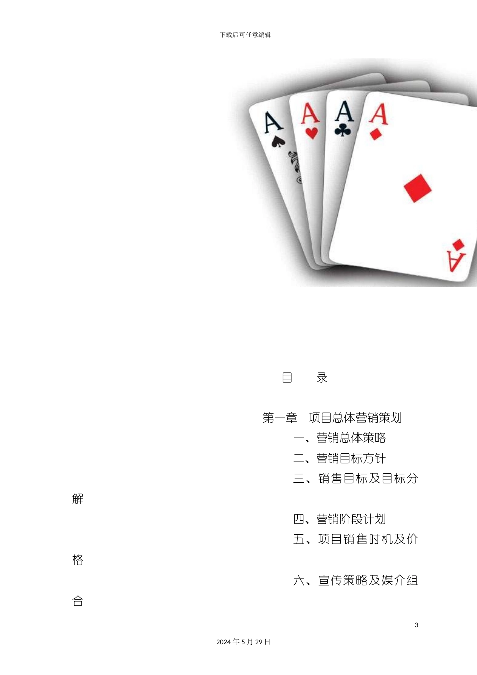 星河商业城地产项目营销企划方案_第3页