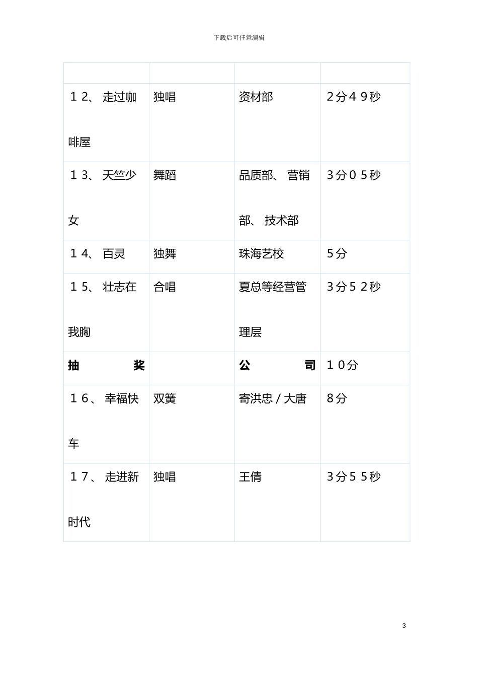 春节晚会和团拜会的策划内容和范文模板_第3页