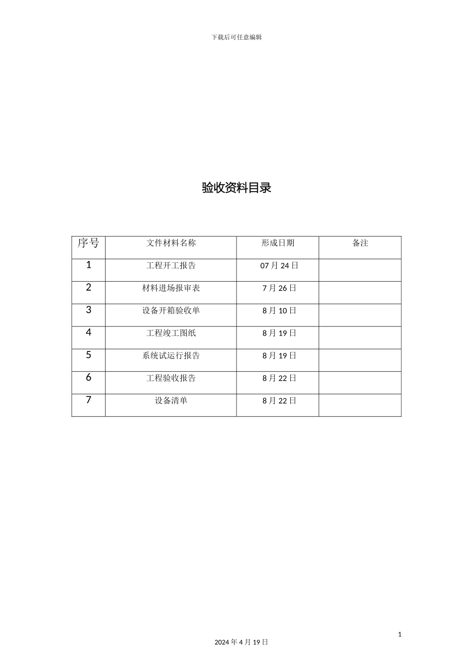 智能化系统竣工验收资料经典模板_第3页