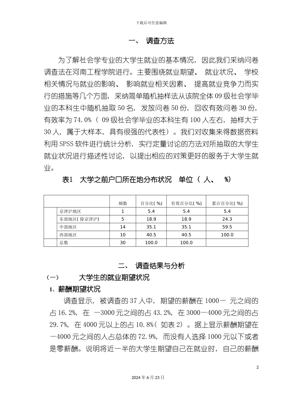 暑假大学生就业情况调查报告汇总_第2页