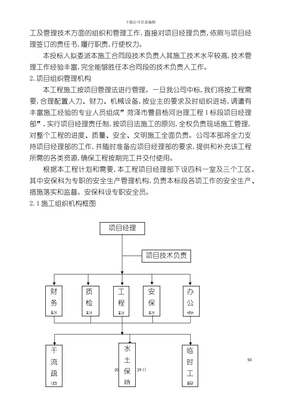 曹县杨河施工组织设计说明_第3页