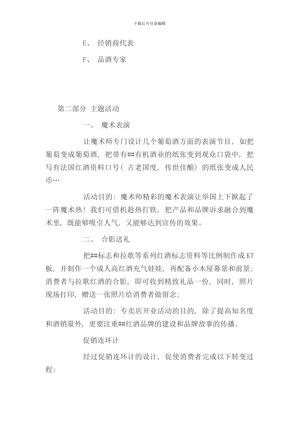 有机酒业开业策划方案样本_第2页