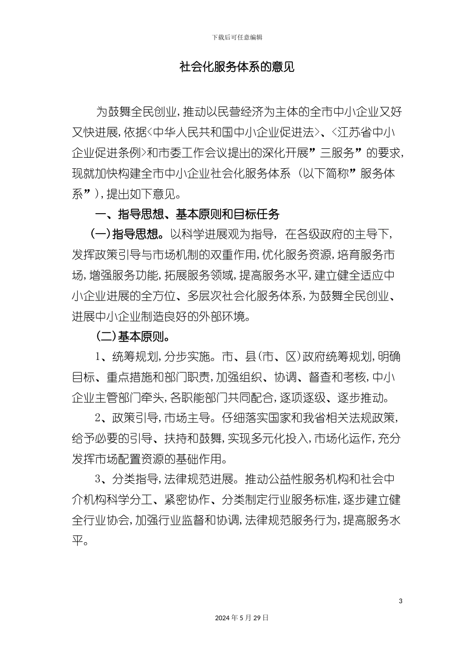 服务体系建设意见_第3页