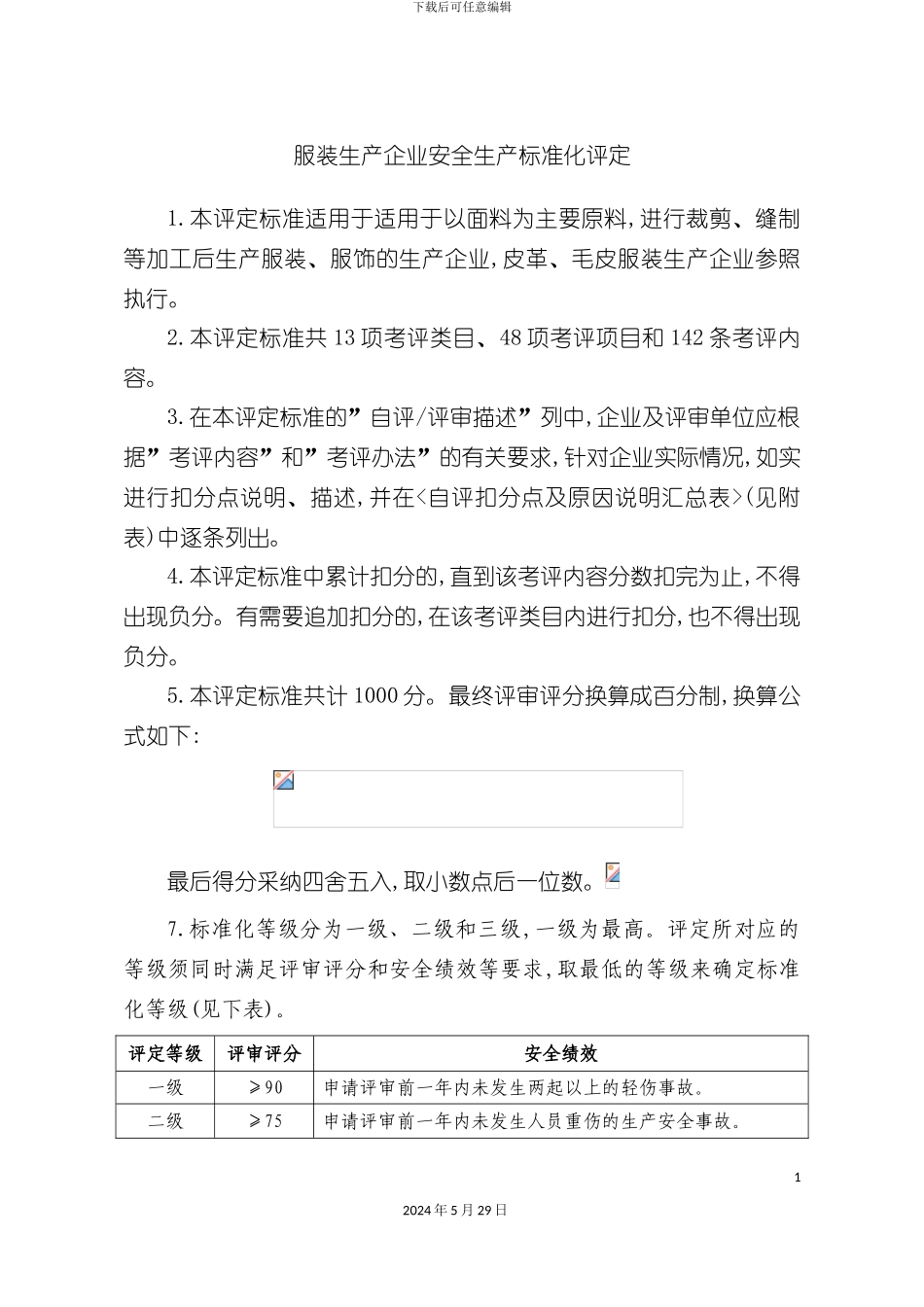 服装生产企业安全生产标准化评定_第2页