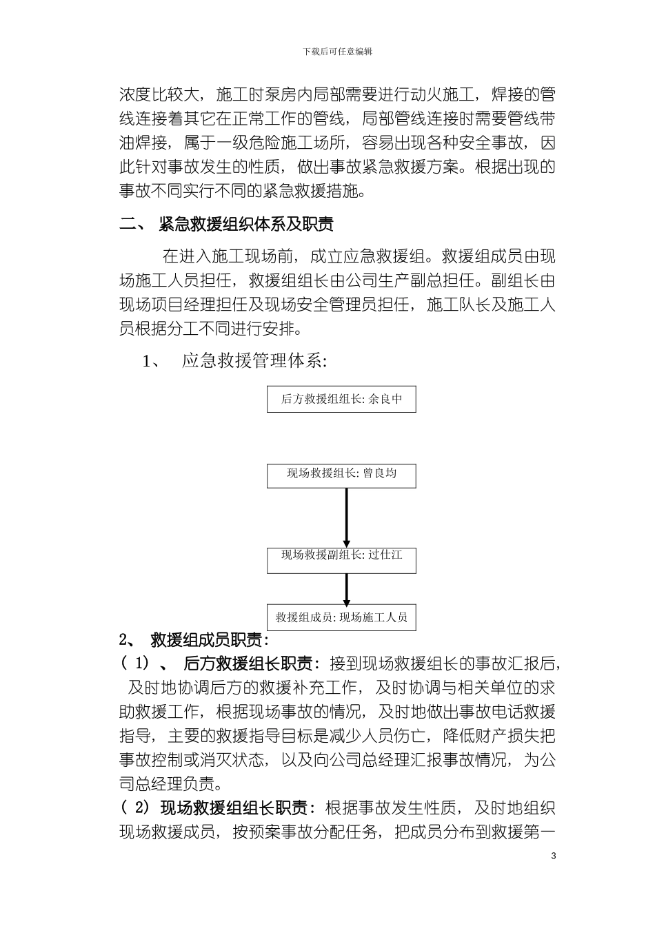 机场应急救援预案模板_第3页