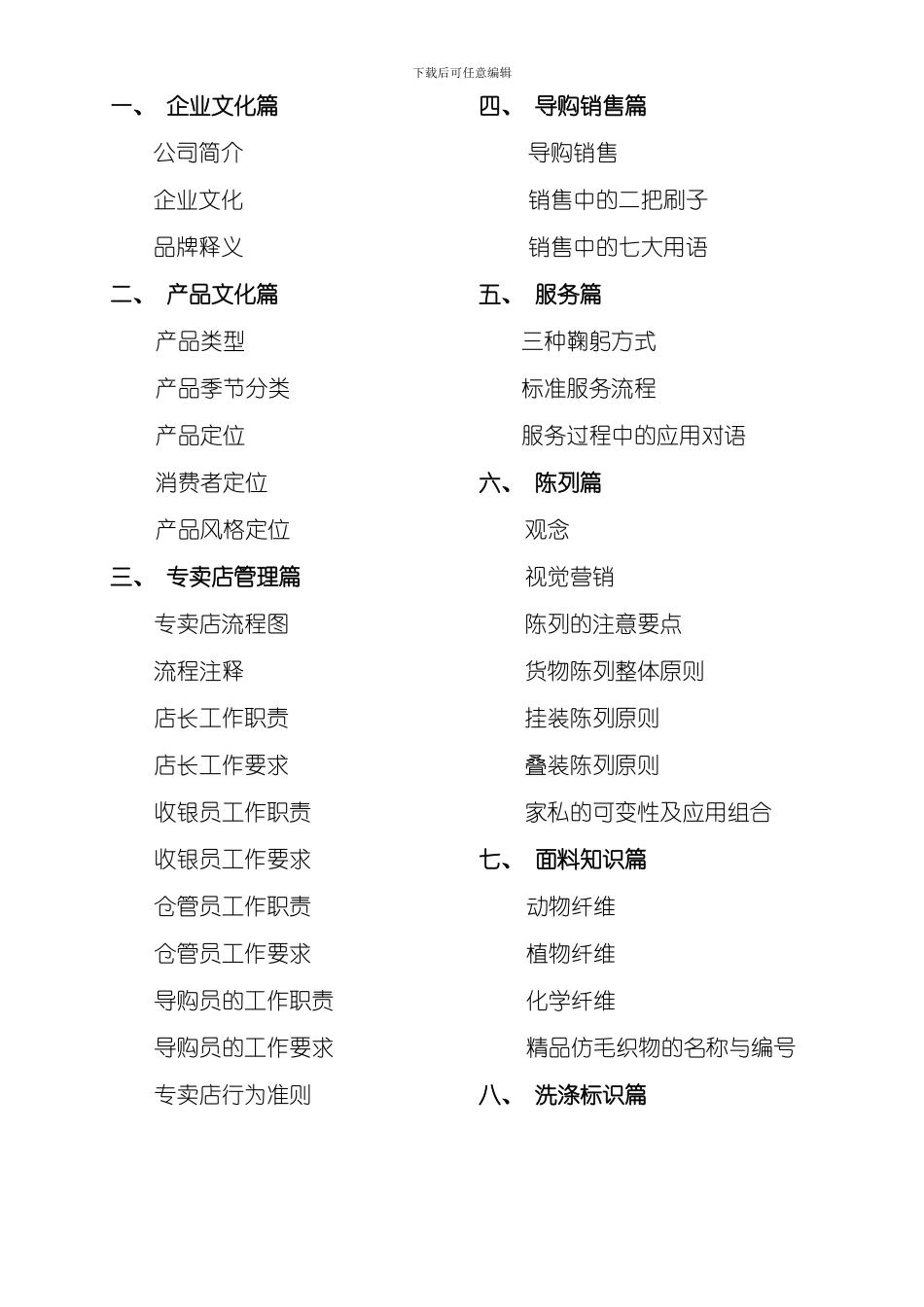 柒牌公司专卖店手册模板_第3页