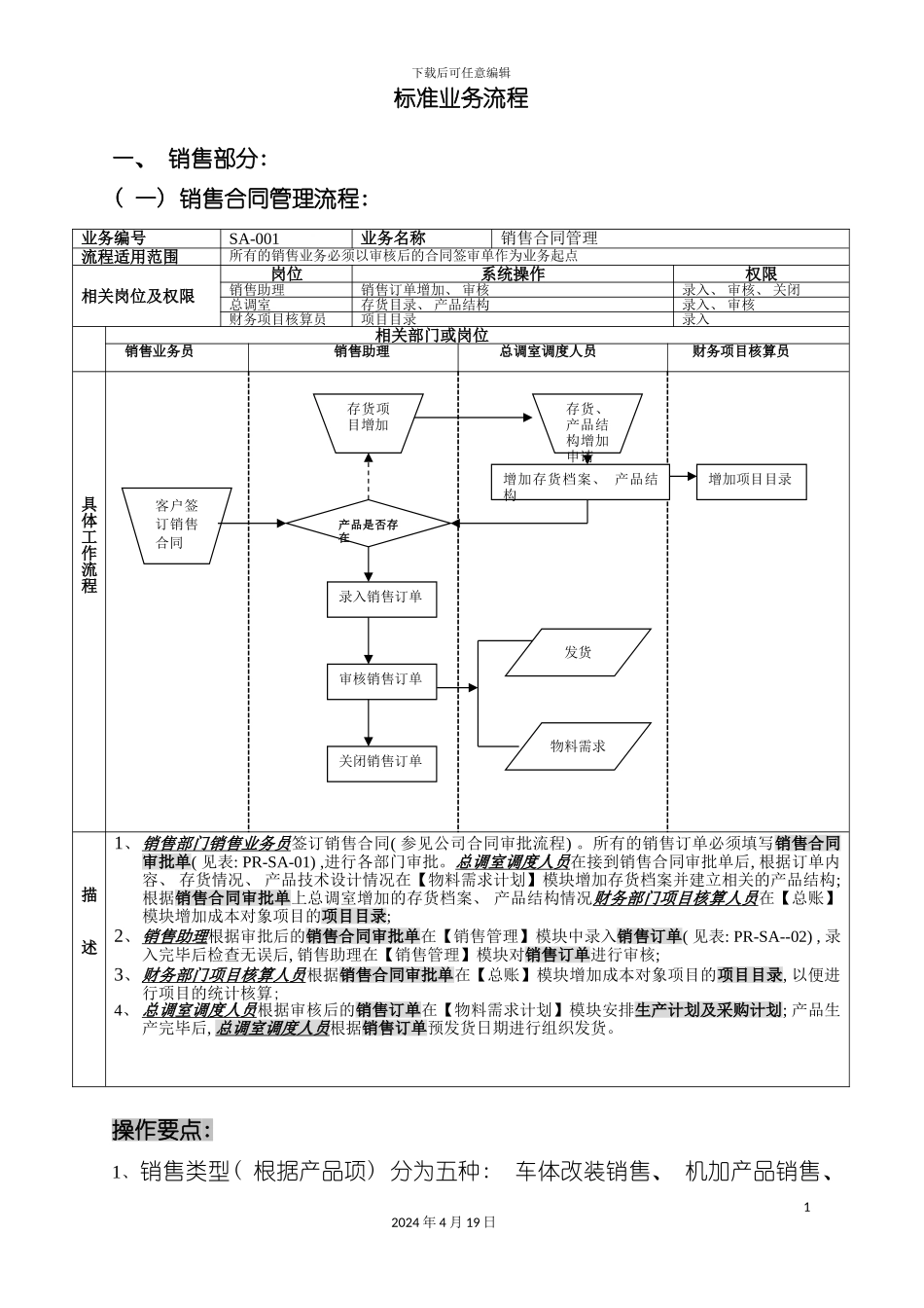 标准业务流程图范本模板_第2页
