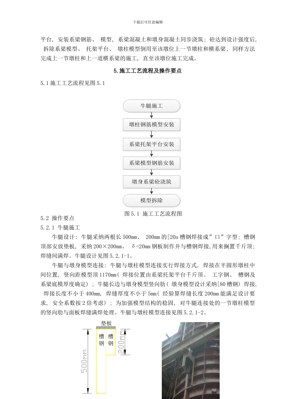 桥墩与横系梁同步施工工法样本_第2页