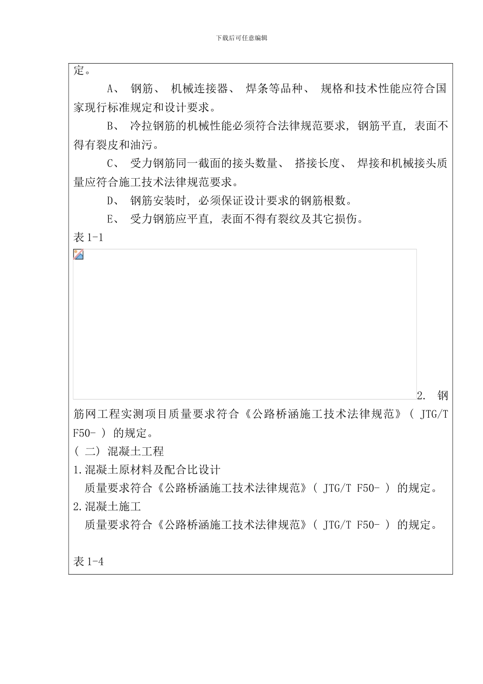 桥梁人行道枕梁技术交底样本_第2页