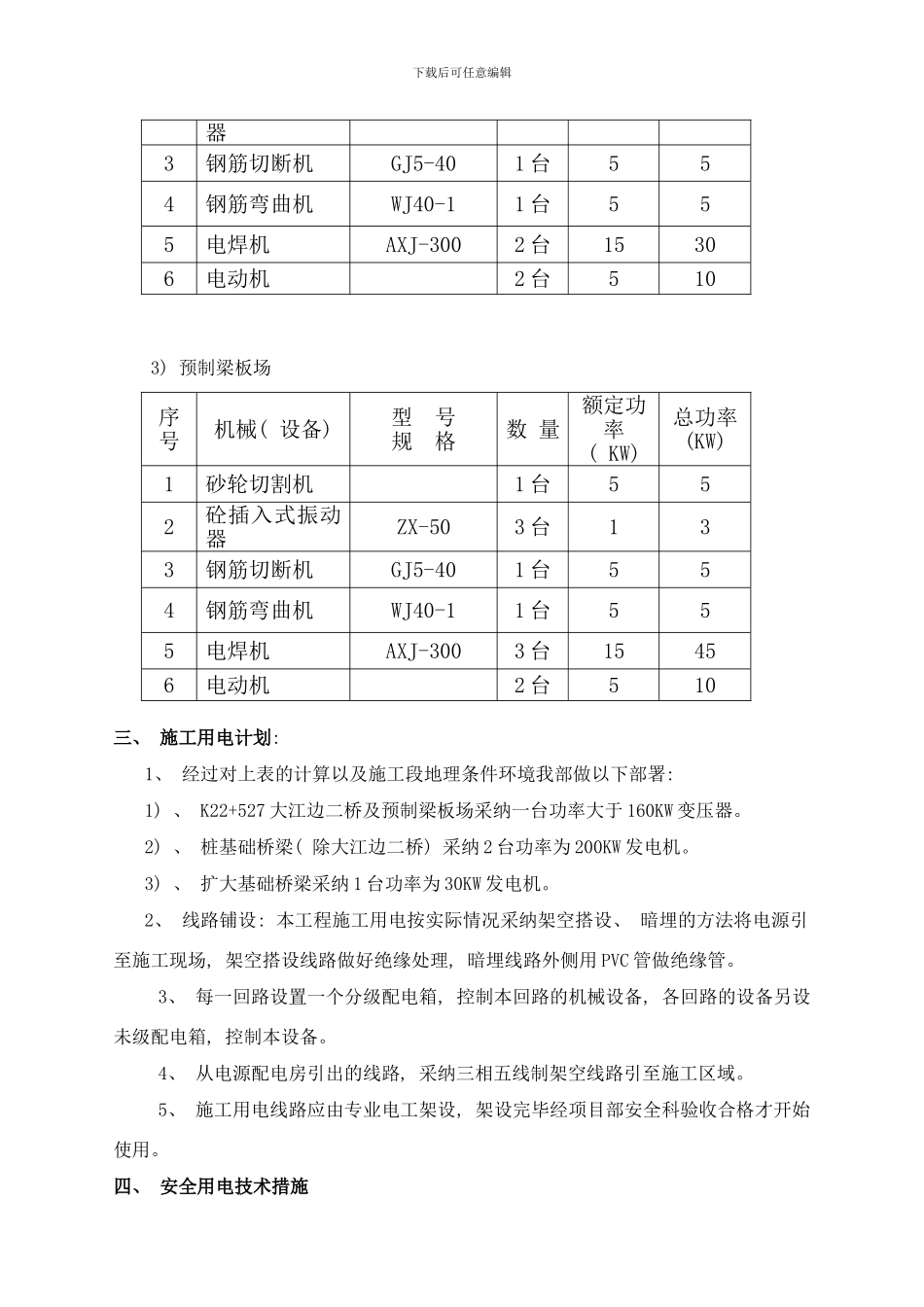 桥梁工程临时用电专项方案样本_第2页